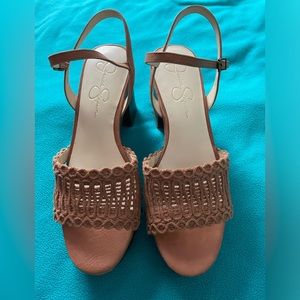 JESSICA SIMPSON TIMIA PLATFORM SANDAL SIZE 10
